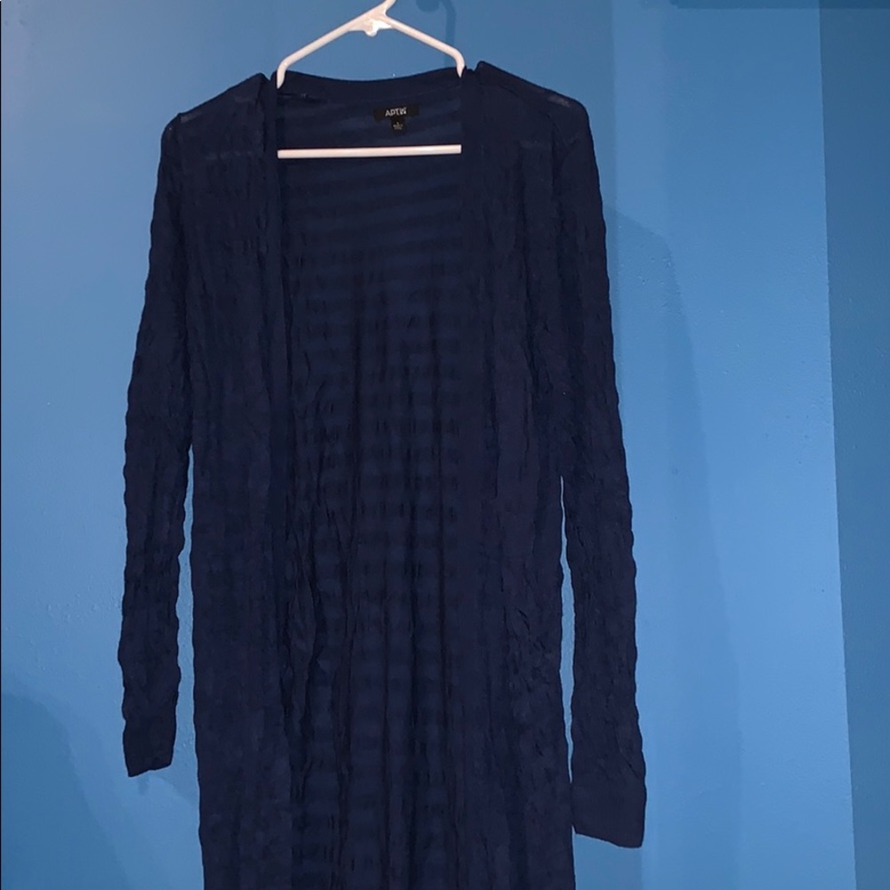 Navy blue cardigan